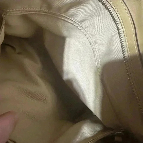 Coach Hamilton Tan Camel Leather Tote Bag w/ Strap & Fob D1093-F13811 *CLEAN* - Picture 6 of 11